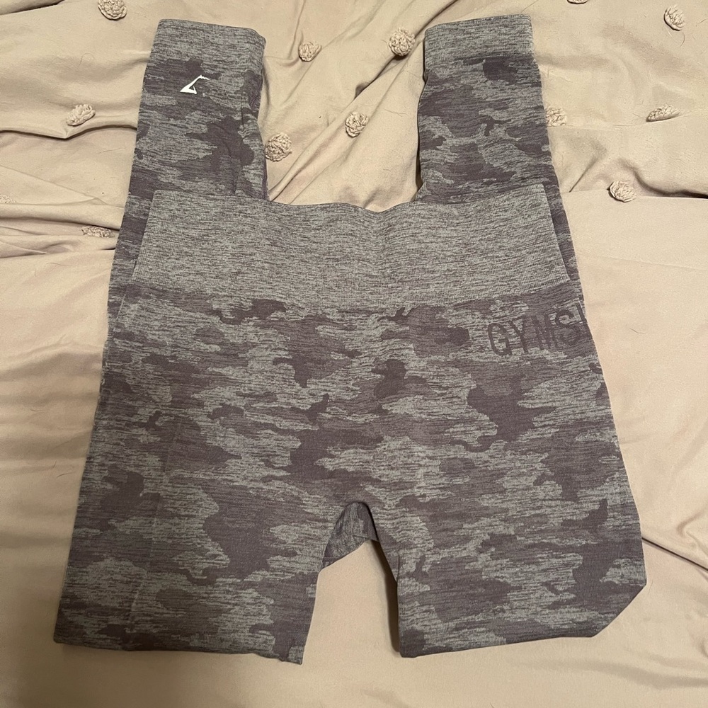Gymshark purple camo leggings